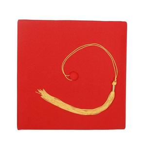 Chapeau de graduation personnalisé pour adulte avec gland rouge, toque académique pour cérémonie de remise de diplôme et célébration de la majorité des adultes - Product Image 5