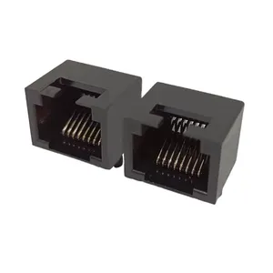 cat5 cat6 rj11 rj45母连接器电子印刷电路板插孔rj45模块化插孔连接器8p8c迷你rj12以太网rj45连接器