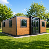 Kits de maisons modulaires préfabriquées en acier, faciles et rapides à assembler soi-même, extensibles, pour studio et habitation en extérieur