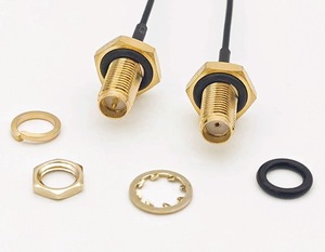 CYXTEK SD Aangepaste RF1.13 Vrouwelijke IPX4 Verguld Waterdichte Laagverlies 50W <span class=keywords><strong>RF</strong></span> Coaxiale Kabelverlenging Communicatie Verticaal - Product Image 3