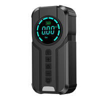 Démarreur de voiture 4-en-1 avec pompe à air, gonfleur de pneus sans fil portable en ABS+Métal, puissant démarreur électrique