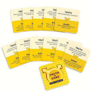 Meilleure vente <span class=keywords><strong>Couple</strong></span> jeu de cartes action <span class=keywords><strong>ou</strong></span> <span class=keywords><strong>vérité</strong></span> mari-femme jouets sexuels intimes interactifs en gros - Product Image 3