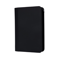Carpeta Personalizada de Cuero PU para Tarjetas Graduadas PAS, con Capacidad para 40 Tarjetas Graduadas de Tamaño PAS, Páginas de Carga Superior de 4 Bolsillos