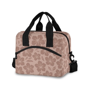 Hawaiian Hau <b>Flower</b> 25L Insulated Lunch <b>Box</b> for Men Women Expandable Lunch Cooler Bag Lightweight Leakproof Lunch Tote Bag - Product Image 1