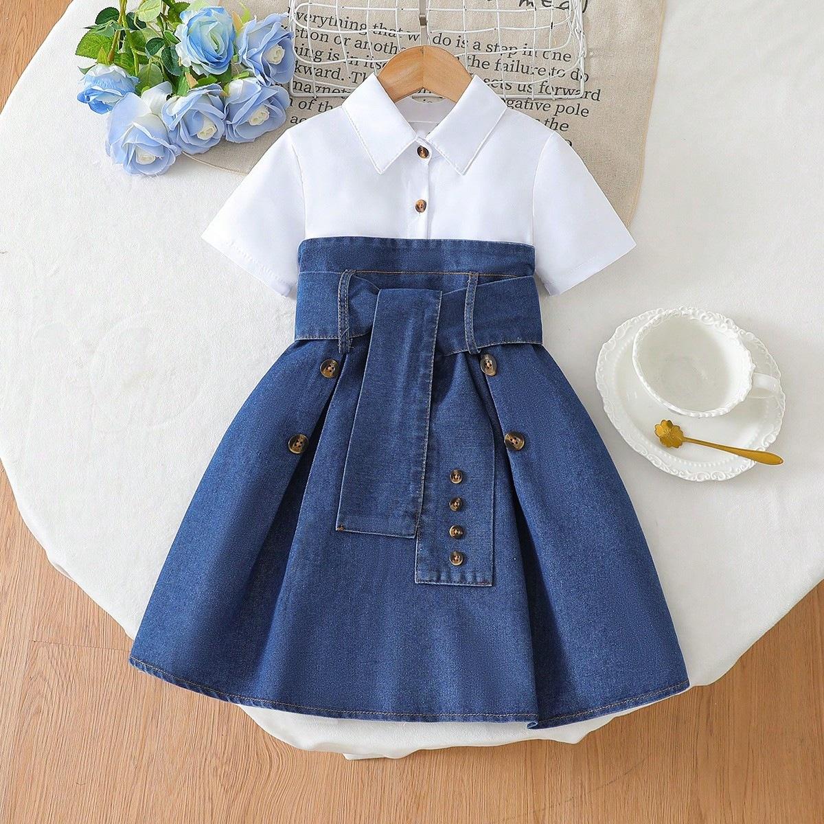 Shop Our 2025 Casual Dress Collection for Girls Summer Denim Style