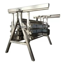 Plumeuse verticale à poulet, élimination rapide des plumes, doigts en caoutchouc en acier inoxydable, haute efficacité pour volailles