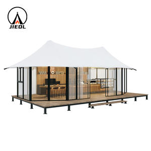 Spiaggia <span class=keywords><strong>campeggio</strong></span> casa <span class=keywords><strong>tenda</strong></span> dal <span class=keywords><strong>mare</strong></span> attraente Resort di lusso membrana cupola <span class=keywords><strong>tenda</strong></span> Q235 tubi in acciaio zincato a caldo 2 anni FM - Product Image 2