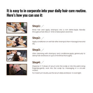 Shampoo nourrissant pour la croissance des cheveux YOGI CARE 100% biologique à base de plantes, biotine et collagène, 280 ml, producteur - Product Image 6