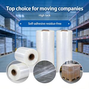 <span class=keywords><strong>Film</strong></span> étirable en plastique PE, rouleau jumbo, <span class=keywords><strong>film</strong></span> étirable de qualité supérieure pour l'emballage de palettes légères et de boîtes de déménagement - Product Image 4