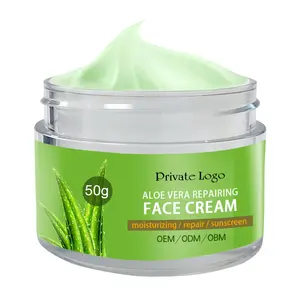 Venta al por mayor de gel natural orgánico puro de <span class=keywords><strong>aloe</strong></span> <span class=keywords><strong>vera</strong></span> <span class=keywords><strong>99</strong></span> para la cara calmante y humectante con vitamina C crema facial - Product Image 1