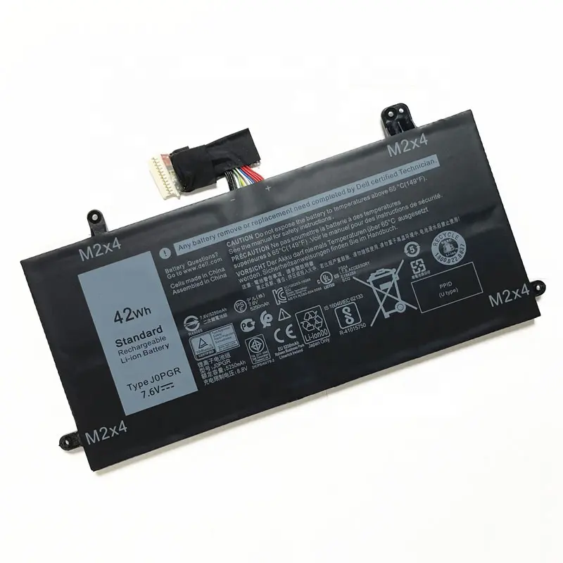 J0PGR T17G 7.6V/11.4V 42WH/31.5WH 노트북 배터리 DELL 용 위도 12 5285 2-in-1 시리즈 J0PGR T17G 노트북 배터리