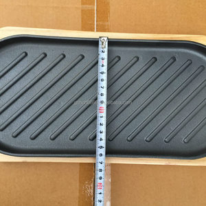 Plancha para carne con bandeja de madera, utensilio de cocina para el hogar - Product Image 4