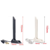 Routeur/adaptateur réseau WIFI6/WIFI7 double bande 2,4/5,8G, boîtier d'ordinateur, antenne d'amélioration du signal, connecteur SMA.