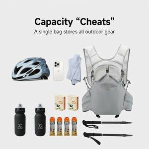 Mochila de Hidratación Ligera, Chaleco de Malla Transpirable 3D para <span class=keywords><strong>Trail</strong></span> <span class=keywords><strong>Running</strong></span>, Maratón, Senderismo, Ciclismo, con Bolsillo Dedicado para Teléfono - Product Image 4