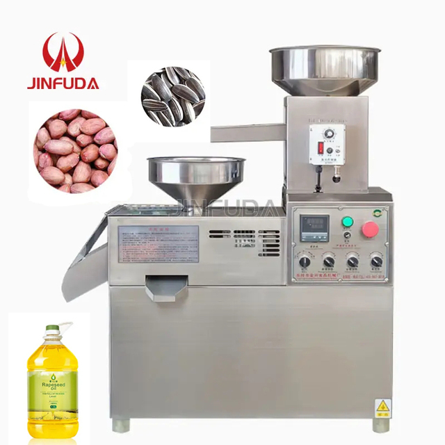 Hot Automatic Olive Mustard Oil Cold Pressed Peanut Seed Oil Press Expeller Making Machine Use for Home