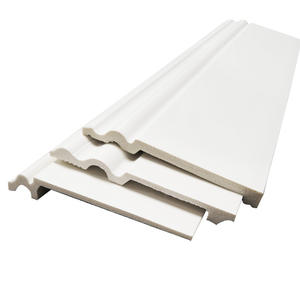 Moulures en PS blanches design, <span class=keywords><strong>d</strong></span>écoration intérieure moderne, moulures imperméables, plinthes, moulures <span class=keywords><strong>de</strong></span> <span class=keywords><strong>d</strong></span>écoration intérieure - Product Image 1