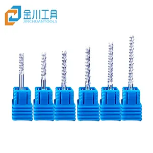 Hot sale Manual pcb cutter corn teeth pcb router bits solid carbide end milling cutter for fiberglass composite materials