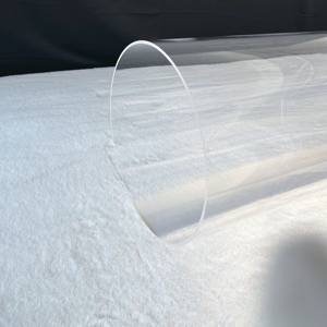 EAST 맞춤형 크기 투명 석영 튜브 파이프 석영 테스트 튜브가있는 내열 석영 유리 튜브 - Product Image 4