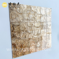 Vente chaude de mosaïques en coquillages naturels 300*300mm pour le hall d'hôtel, le mur de l'appartement, la chambre à coucher, la buanderie, les carreaux décoratifs d'intérieur