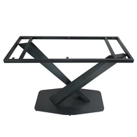 Vente directe d'usine sur pieds de meubles en métal table de restaurant moderne cadre de table en fer robuste et durable
