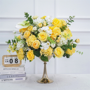 Factory Wholesale 50cm <b>Artificial</b> <b>Flower</b> Ball Wedding Table Centerpiece Decor - Product Image 1