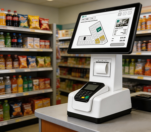 Caisse enregistreuse métallique avec imprimante intégrée et terminal de point de vente pour supermarché, restaurant, <span class=keywords><strong>machine</strong></span> de caisse automatique - Product Image 6