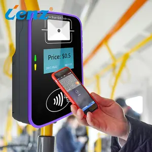 Public Bus Contactless Ticket Validator Rfid Card Validator With 4G GPRS 8G Memory QR Validator