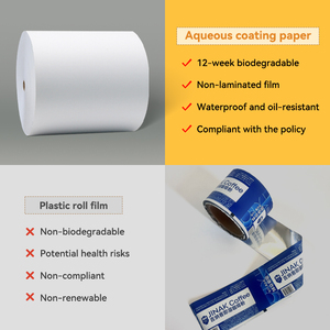 <span class=keywords><strong>Tovaglia</strong></span> rivestita acquosa di ricambio in plastica di carta degradabile rinforzata resistente all'olio impermeabile per uso domestico - Product Image 2