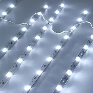 12 Barra de luz de retroiluminación LED SMD3030 RGB tira de LED difusa 12V/24V fuente de caja de luz para aplicación de decoración