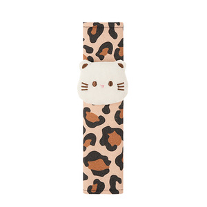 Protector de hombro para cinturón de seguridad de coche con estampado de leopardo, cojín suave para niños, funda para cinturones de seguridad, estilo decorativo - Product Image 5