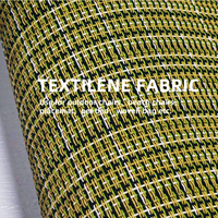 Tissu en polyester tissé renforcé imperméable STARUNK, rayé, jacquard, durable, Textilenes, résistant aux UV pour l'extérieur