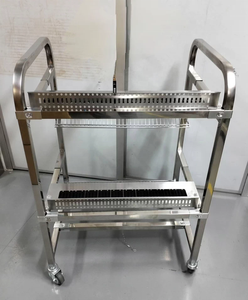 Yamaha Ye12/ys24/ys88/यs100/ysm20/ys40/ysm40 स्टेनलेस स्टील स्ट फीडर भंडारण ट्रॉली गाड़ी गाड़ी - Product Image 3