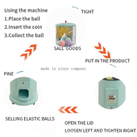 Machine à balles géantes pour activités, machine à capsules en plastique, capsules à motifs autocollants personnalisés, distributeur de bonbons