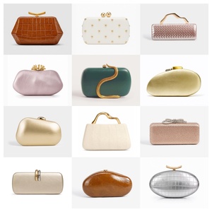 Nouveau sac à main pour femmes tissé sac de soirée à la mode luxe fête mariée sacs à main sac à bandoulière pochette avec poignée dorée - Product Image 6