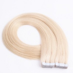 Extensiones <span class=keywords><strong>de</strong></span> Cabello Natural Remy Virgen Humano Real Rubio <span class=keywords><strong>60</strong></span> con Cinta Adhesiva - Product Image 6