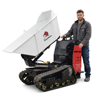 Mini-chargeuse sur chenilles en caoutchouc Kohler Bosch pour pompe - Système entièrement hydraulique pour le transport de gravier/terre agricole