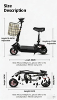Trottinette électrique pliable 24V 8A, mini-vélo électrique Dolphin avec batterie, autonomie de 10-13 km pour le campus/le travail