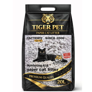 Premium Klontvormende Papieren Kattenbakvulling Ecologisch Biologisch afbreekbaar Sterke Geurcontrole Laag Stofgehalte Snelle Absorptie OEM Fabriek Leverancier - Product Image 5
