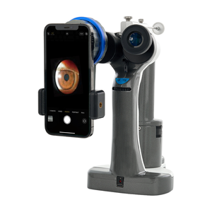 Microscope à fente portable LS-X avec support pour téléphone, mise au point réglable, double oculaire, instrument optique blanc - Product Image 1