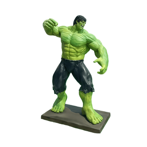 Scultura in Resina di <span class=keywords><strong>Hulk</strong></span> da 2,6 Metri, Statua di Supereroe per Centri Commerciali, Scultura in Resina Stile Anime - Product Image 1