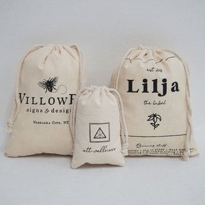 Sac en coton mousseline avec cordon de serrage, logo personnalisé, transfert thermique, écologique, réutilisable, pochette à bijoux, vente promotionnelle, sac en coton - Product Image 5