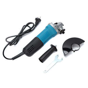 מטחנת זווית אלחוטית תעשייתית 750W מיני מכונת ליטוש חשמלית עם מתג להב 125mm לחיתוך מתכת - Product Image 4