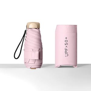 Paraguas de Bolsillo Portátiles Mini, Semiautomáticos, Compactos, con Protección UV, Personalizables con Logotipo, para Viaje, Venta al Por Mayor - Product Image 5