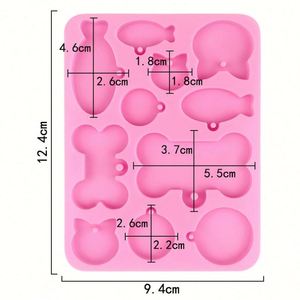 3D Diy Bookmark Feet and Boon Shape Made Mold Resin Silicone Hand Make Pet <b>Cat</b> OEM\ODM - Product Image 2