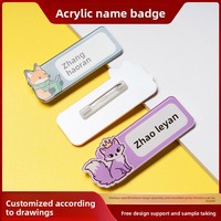 Badge personnalisé de marque célèbre pour la maternelle, motif dessin animé, épinglette de classe, cadeau promotionnel professionnel