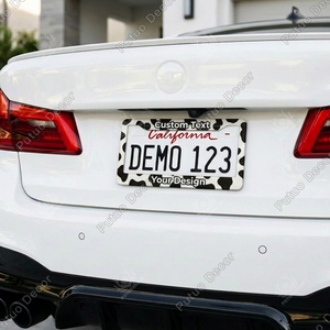 Marco de <span class=keywords><strong>Matrícula</strong></span> Metálico Personalizado al por Mayor de Alta Calidad para Motocicleta y Automóvil, Tamaño Estadounidense - Product Image 6
