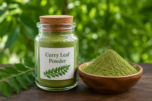 Polvo de Hoja de Curry Verde, Grado Alimenticio Premium, Finamente Molido, Polvo Natural de Hojas de Curry para Cocinar, Sazonar, Sopas, Salsas, Hierbas - Product Image 2