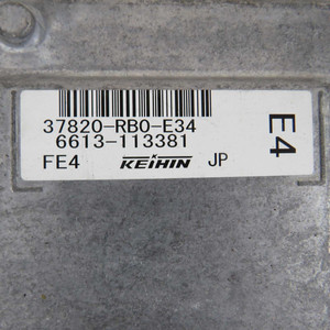 ชุดควบคุมเครื่องยนต์ (ECU) ฮอนด้า แจ๊ส Mk2 ปี 2008-2012 รุ่น 37820-RB0-E34 (53628) มือสอง - Product Image 2