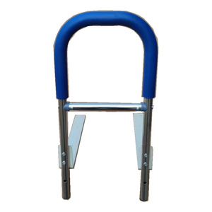 Barandilla de cabecera para ancianos y mujeres embarazadas, 120 cm de longitud, barandilla de seguridad cómoda de color azul con altura de protección de 40 cm - Product Image 2