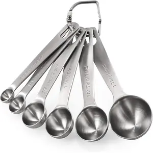ODM OEM不锈钢量杯和汤匙大汤匙量匙厨房辅助烘焙量匙